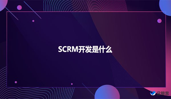 SCRM开发是什么